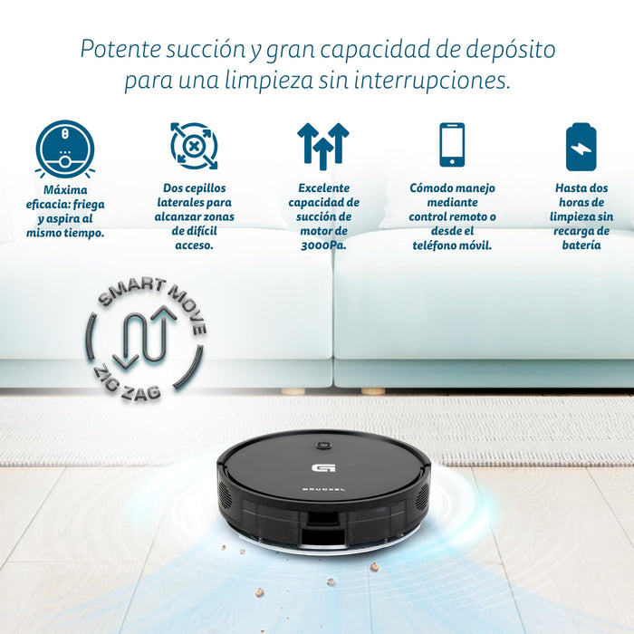 EAN 8426156018492 - Grunkel I-DANCERGYRO aspiradora robotizada 0,2 L Negro imagen 7