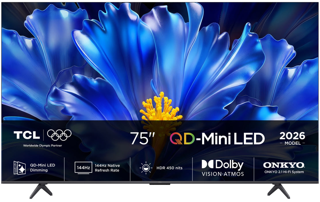 EAN 5901292531294 - TCL QLED810L 75QLED810L Televisor 190,5 cm (75") 4K Ultra HD Smart TV Wifi Negro 450 cd / m² imagen 1
