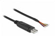 EAN 4043619905249 - DeLOCK 90524 cable de serie Negro 1 m USB A imagen 1