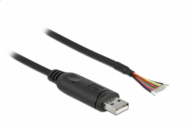 EAN 4043619905249 - DeLOCK 90524 cable de serie Negro 1 m USB A imagen 1