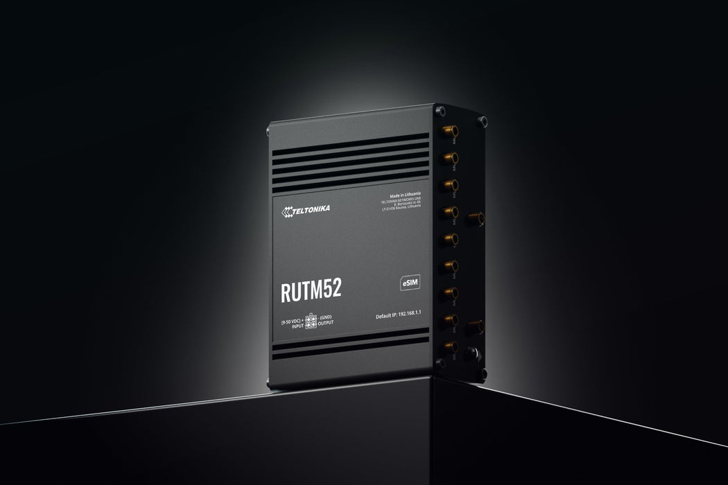 EAN 4779051841493 - Teltonika RUTM5210B000 router inalámbrico Gigabit Ethernet Doble banda (2,4 GHz / 5 GHz) 5G Negro imagen 7