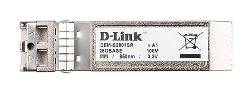 EAN 790069456343 - D-Link DEM-S2801SR red modulo transceptor Fibra óptica 25000 Mbit/s SFP28 850 nm imagen 1
