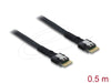 EAN 4043619830169 - DeLOCK 83016 cable Serial Attached SCSI (SAS) 0,5 m 16 Gbit/s Negro imagen 1