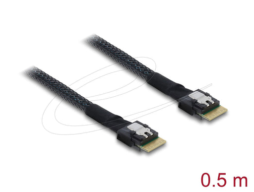 EAN 4043619830169 - DeLOCK 83016 cable Serial Attached SCSI (SAS) 0,5 m 16 Gbit/s Negro imagen 1