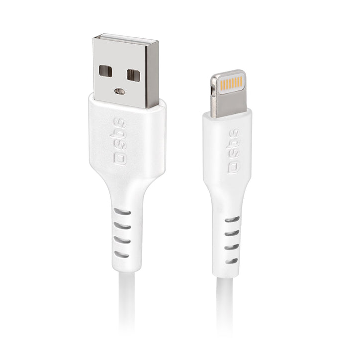 EAN 8018417327490 - SBS TECABLEUSBIP5389W cable de conector Lightning 3 m Blanco imagen 1