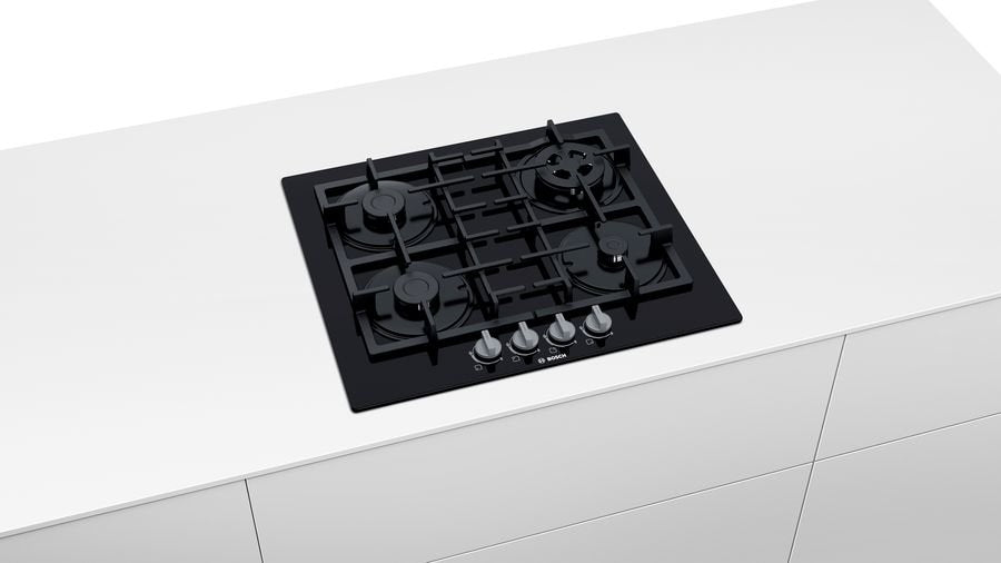 EAN 4242005134335 - Bosch Serie 4 PNH6B6B90 hobs Negro Integrado 60 cm Encimera de gas 4 zona(s) imagen 6
