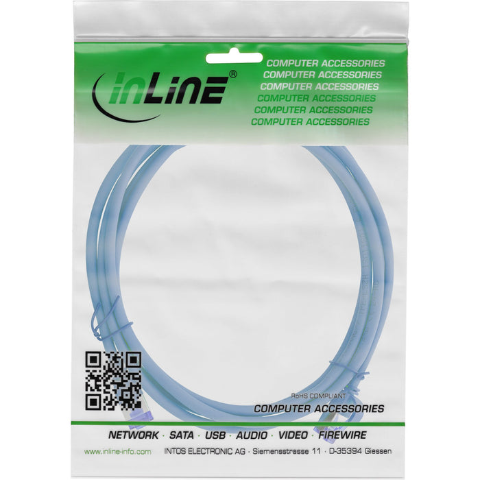 EAN 4043718335244 - InLine 74901B cable de red Azul 10 m Cat6a S/FTP (S-STP) Alrededor imagen 4
