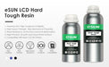 EAN 6922572279117 - eSUN UV/LCD Hard Tough Grey 1kg 3D Resin 405nm imagen 2