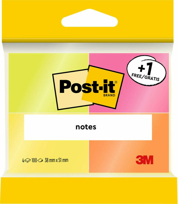 EAN 3134375321006 - Post-It 6812-P nota autoadhesiva Rectángulo Verde, Naranja, Rosa, Amarillo 100 hojas Autoadhesivo imagen 1