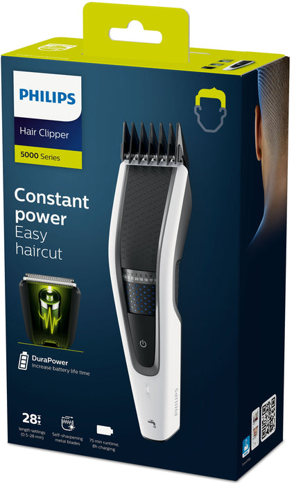 EAN 8710103901532 - Philips 5000 series HC5610/15 cortadora de pelo y maquinilla Negro, Blanco 28 Níquel-metal hidruro (NiMH) imagen 3