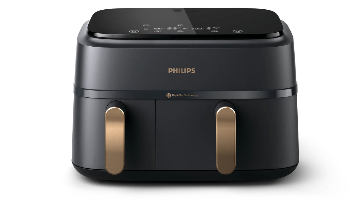 EAN 8720389032998 - Philips 3000 series NA352/00 freidora 9 L Independiente 2750 W Freidora de aire caliente Negro, Bronce imagen 3