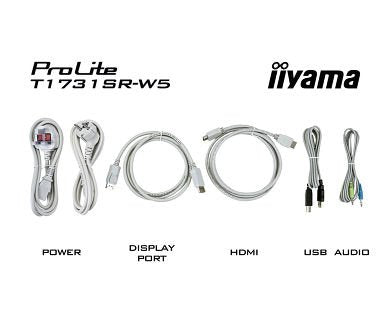 EAN 4948570116027 - iiyama T1731SR-W5 monitor POS 43,2 cm (17") 1280 x 1024 Pixeles Pantalla táctil imagen 8