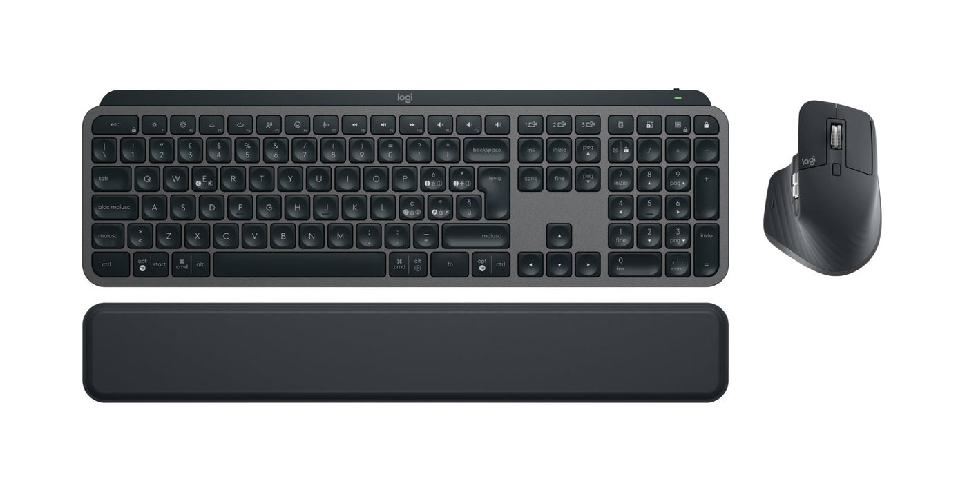 EAN 5099206112414 - Logitech MX Keys S Combo teclado Ratón incluido Oficina Bluetooth QWERTY Italiano Grafito imagen 4