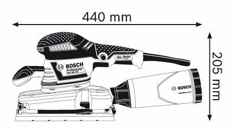 EAN 3165140663830 - Bosch GSS 280 AVE Professional Lijadora orbital 11000 RPM 22000 OPM imagen 2
