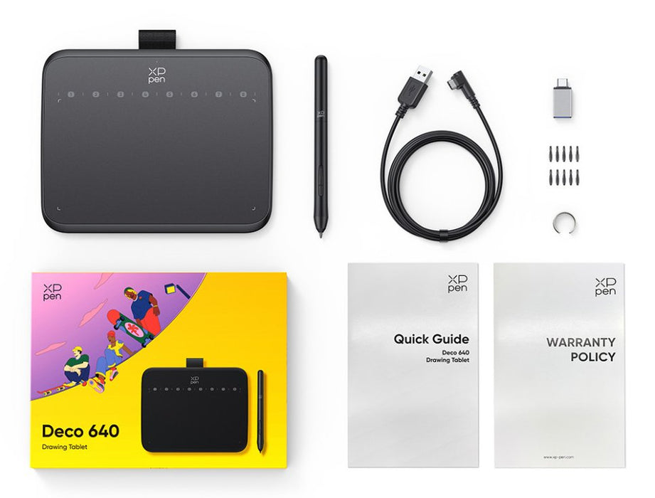 EAN 850052635879 - XPPen Deco 640 Drawing Pad tableta digitalizadora Negro 5080 líneas por pulgada 160 x 90 mm USB imagen 6