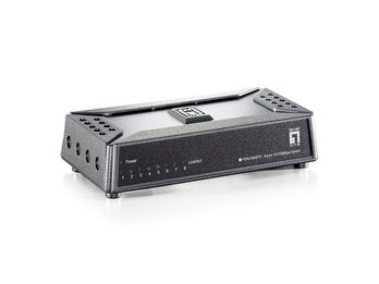 EAN 0891042001304 - LevelOne FSW-0808TX switch No administrado Fast Ethernet (10/100) Gris imagen 1