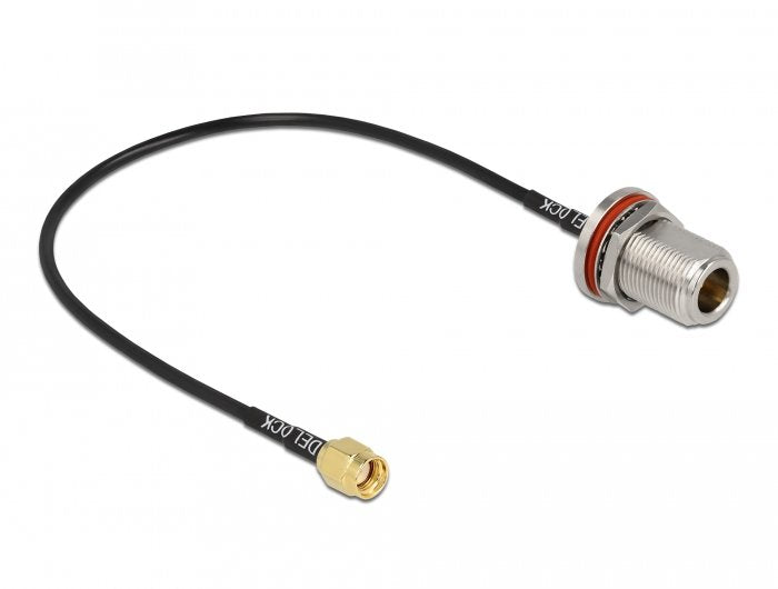 EAN 4043619890590 - DeLOCK 89059 cable coaxial 0,3 m Negro imagen 1