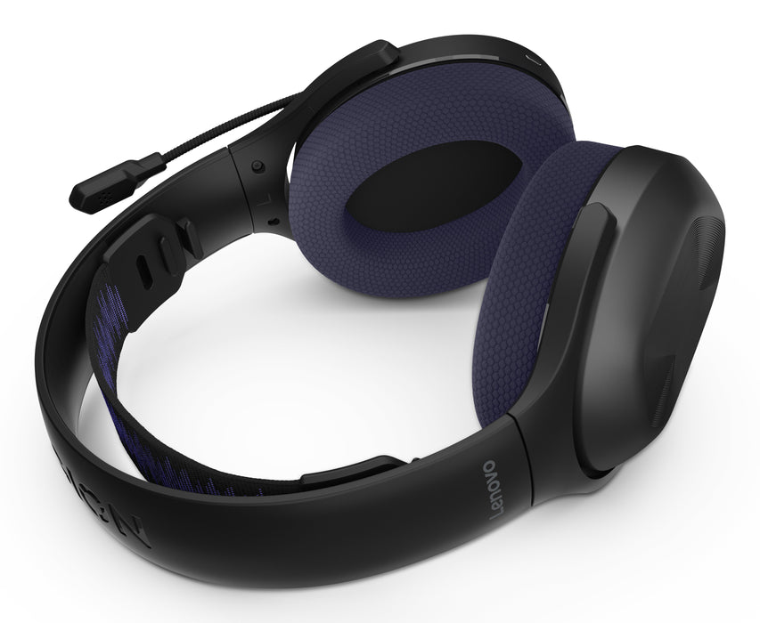 EAN 0195892111788 - Lenovo Legion H410 Auriculares Inalámbrico Diadema Juego USB Tipo C Bluetooth Negro, Púrpura imagen 7