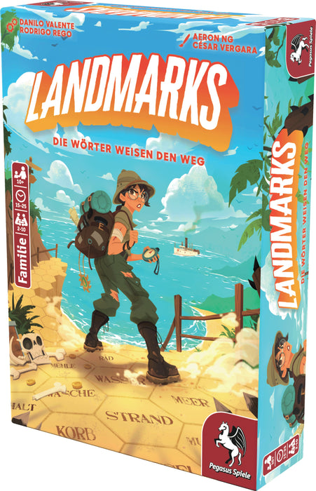 EAN 4250231741333 - Pegasus Spiele Landmarks 25 min Juego de mesa Familia imagen 2