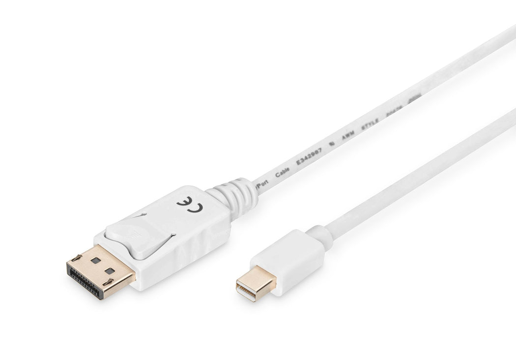 EAN 4016032291428 - Digitus AK-340102-010-W cable DisplayPort 1 m Mini DisplayPort Blanco imagen 1