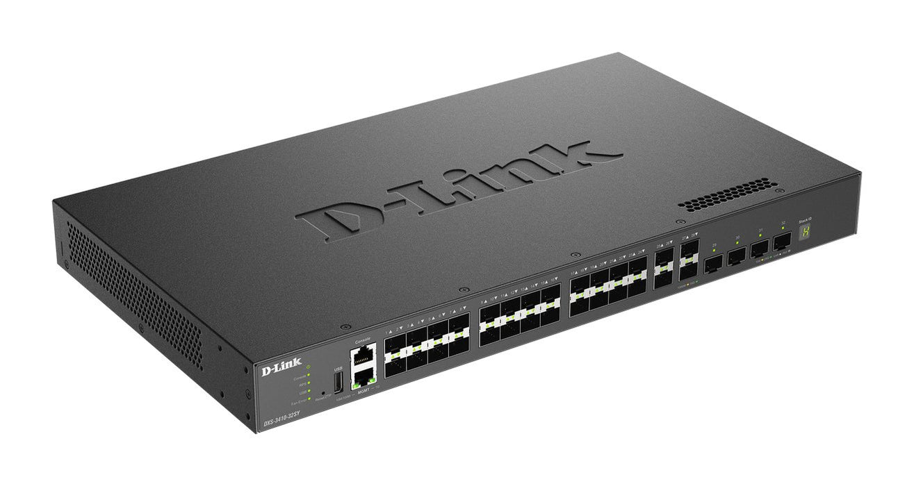 EAN 0790069473494 - D-Link DXS-3410-32SY switch Gestionado L3 Negro imagen 2