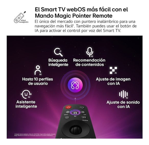 EAN 8806096717462 - LG QNED evo AI MiniLED 43QNED81B6C.AEU Televisor 109,2 cm (43") 4K Ultra HD Smart TV Wifi Negro imagen 10