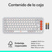EAN 5099206127456 - Logitech 920-013069 teclado Universal Bluetooth QWERTY Español Blanco imagen 10