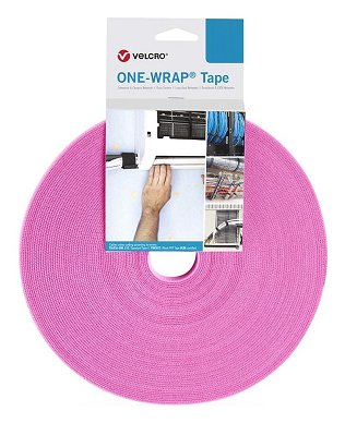 EAN 8412355641098 - Velcro One Wrap Tape presilla Velcro cable tie Polipropileno (PP) Rosa 1 pieza(s) imagen 1