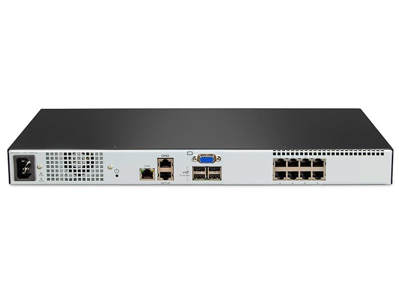 EAN 636430080222 - Vertiv Avocent AV 3108 interruptor KVM Montaje en rack Negro imagen 3