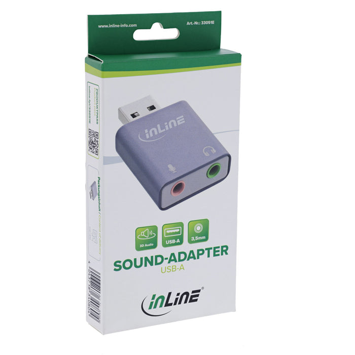 EAN 4043718340804 - InLine 33051E convertidor de audio Gris imagen 3