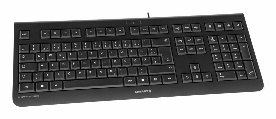 EAN 4025112082122 - CHERRY KC 1000 teclado Universal USB AZERTY Belga Negro imagen 3