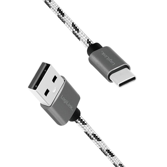 EAN 4052792069082 - LogiLink CU0201 cable USB USB 2.0 USB C USB A 0,48 Gbit/s Negro, Blanco imagen 3