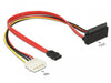 EAN 4043619855148 - DeLOCK 85514 cable de SATA 0,3 m 1 x Molex 4 pin 1 x SATA 22 pin, 1 x SATA 7 pin Multicolor imagen 2