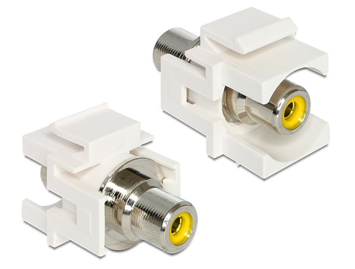 EAN 4043619863068 - DeLOCK 86306 cambiador de género para cable RCA Amarillo imagen 1