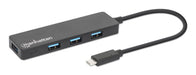 EAN 0766623164924 - Manhattan 164924 hub de interfaz USB 3.2 Gen 1 (3.1 Gen 1) Type-C 5000 Mbit/s imagen 1