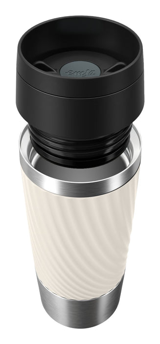 EAN 4009049547060 - EMSA Travel Mug Classic N2025400 taza de viaje 360 ml Acero inoxidable, Blanco Acero inoxidable imagen 3