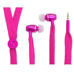 EAN 4052792013368 - LogiLink HS0026 auricular y casco Auriculares Alámbrico Dentro de oído Llamadas/Música Rosa imagen 1