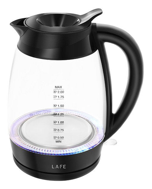 EAN 5907512875537 - Lafe Essential XL tetera eléctrica 2 L 2200 W Negro, Transparente imagen 2