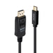 EAN 4002888435000 - Lindy 43500 adaptador de cable de vídeo 1 m USB Tipo C DisplayPort Negro imagen 1