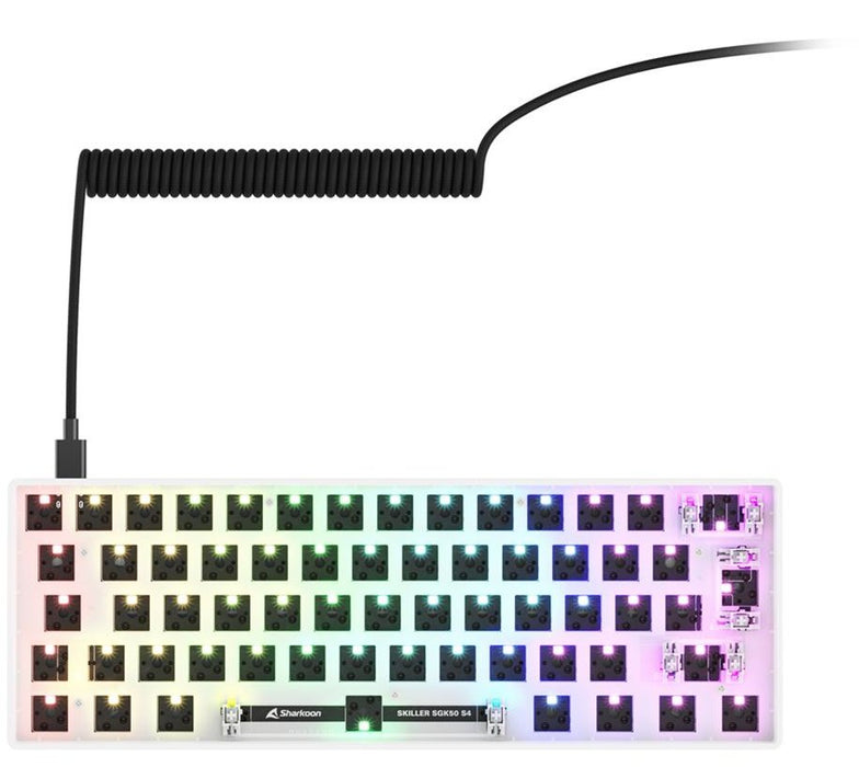 EAN 4044951041862 - Sharkoon SKILLER SGK50 S4 teclado Hogar USB QWERTY Alemán Blanco imagen 3