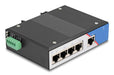 EAN 4043619801626 - DeLOCK 80162 switch Gigabit Ethernet (10/100/1000) DIN rail Negro imagen 1
