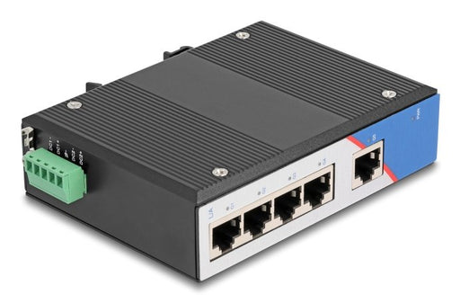 EAN 4043619801626 - DeLOCK 80162 switch Gigabit Ethernet (10/100/1000) DIN rail Negro imagen 1
