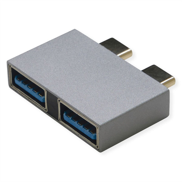 EAN 7630049629066 - ROLINE 12.03.2947 cambiador de género para cable 2x USB Type C 2x USB Type A Plata imagen 1