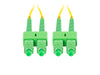 EAN 5901969430967 - Lanberg FO-SASA-SD11-0150-YE Cable de fibra óptica e InfiniBand 15 m SC Amarillo imagen 3