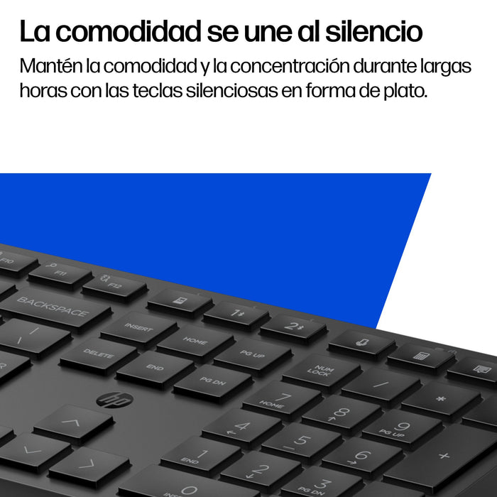 EAN 198990908441 - HP 490K Multi-Device Dual-Mode Keyboard teclado Hogar USB + Bluetooth QWERTY Inglés Negro imagen 5