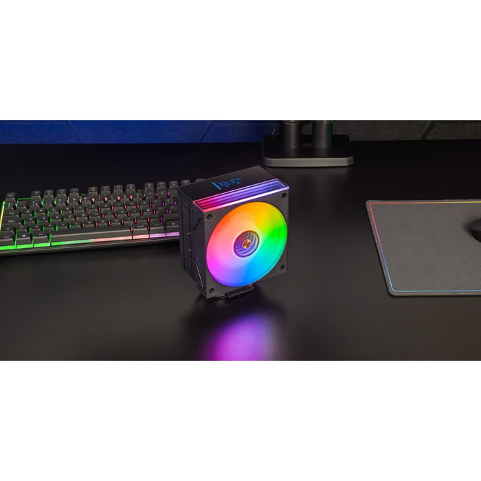 EAN 8435693112907 - Mars Gaming MCPU-LCD Procesador Refrigerador de aire 12 cm Negro 1 pieza(s) imagen 6