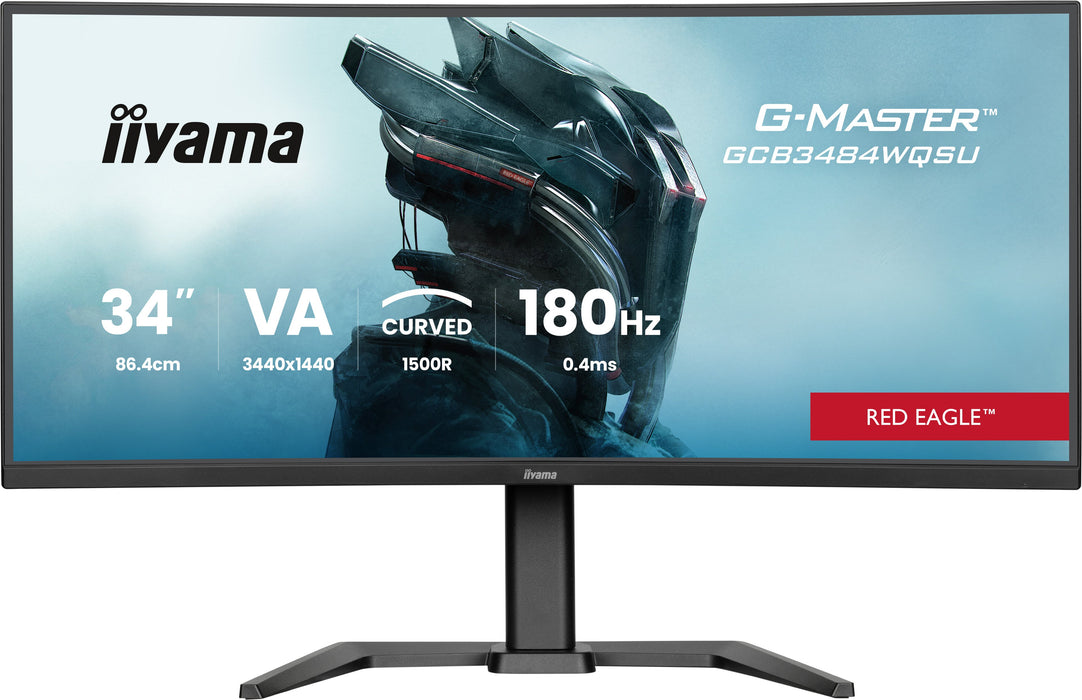 EAN 4948570125166 - iiyama G-MASTER GCB3484WQSU-B1 pantalla para PC 86,4 cm (34") 3440 x 1440 Pixeles UltraWide Quad HD LED N imagen 2