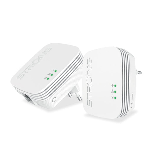 EAN 9120072375682 - Strong POWERL600DUOMINI adaptador de red PowerLine 600 Mbit/s Ethernet Blanco 2 pieza(s) imagen 1