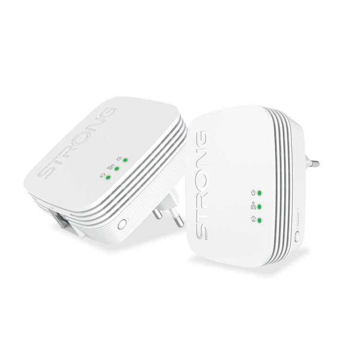 EAN 9120072375682 - Strong POWERL600DUOMINI adaptador de red PowerLine 600 Mbit/s Ethernet Blanco 2 pieza(s) imagen 1