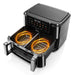 EAN 5608475042621 - Haeger AF-D10.010B freidora Doble 10 L Independiente 2600 W Freidora de aire caliente Negro imagen 3
